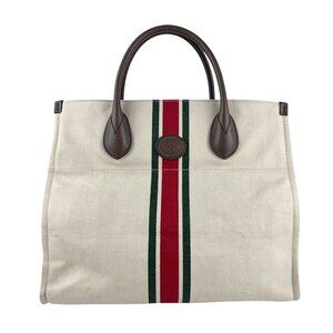GUCCI Brown Leather Shoulder Bag